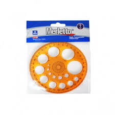 "TRANSPORTADOR MERLETTO 360° #2175 11.5CM"